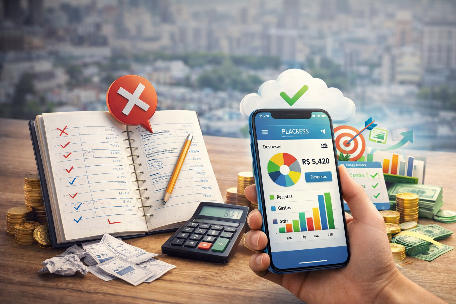 Por que você deveria abandonar o controle financeiro no papel